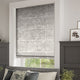 ColorizedZoom Crushed Velvet Warm Silver Roman Blind