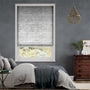 Colorized Crushed Velvet Steel Roman Blind 6826