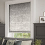 ColorizedZoom Crushed Velvet Warm Silver Roman Blind 6828