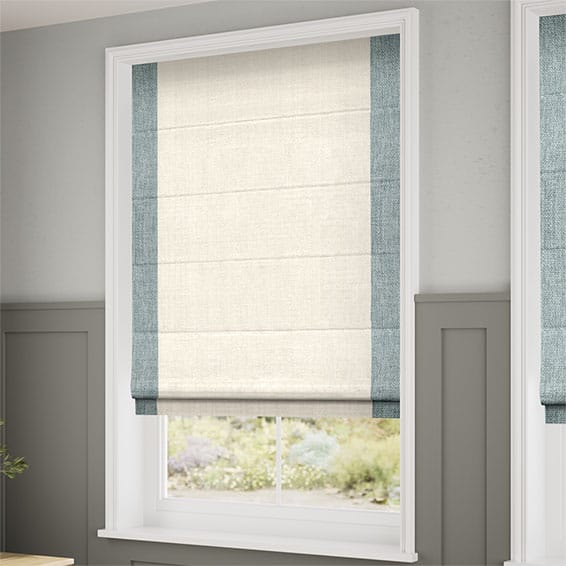 ColorizedZoom Chimera Purity Blue Roman Blind 6830