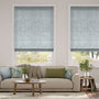 Colorized Eternity Linen Blue Mist Roman Blind 6834