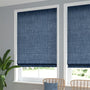 ColorizedZoom Eternity Linen Whale Blue Roman Blind 6840