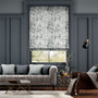 Colorized Renaissance Faux Silk Steel Roman Blind
