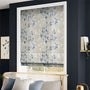 ColorizedZoom Renaissance Faux Silk Blueberry Roman Blind 6845
