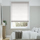 Colorized Velvet Pure White Roman Blind 6860