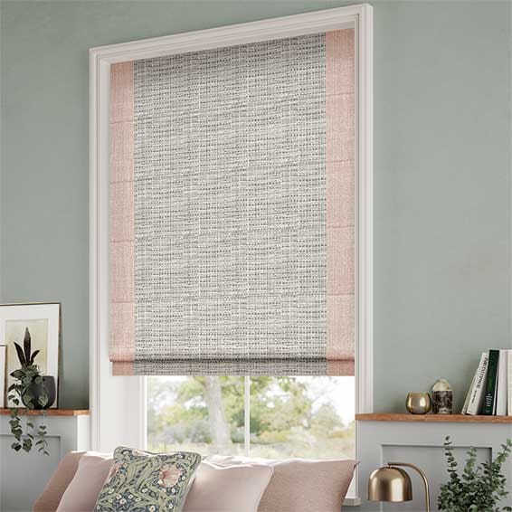 ColorizedZoom Amy Soft Blush Roman Blind 6865