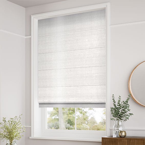 ColorizedZoom Dupioni Faux Silk Pearl Roman Blind Zoom 8964