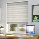 ColorizedZoom Scandinavia Stripe Aqua Roman Blind 6884
