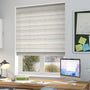 ColorizedZoom Scandinavia Stripe Aqua Roman Blind 6884