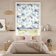 Colorized Flores Moonlight  Roman Blind