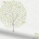 ColorizedPLA Bay Tree & Bird Fennel Roman Blind 6890