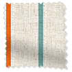 ColorizedSwatch Twill Stripe Linen Mediterranean Roman Blind sample image 8962