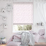 Colorized Polka Dot Pink Roman Blind