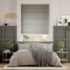 Colorized Ahisma Luxe Faux Silk Chrome Roman Blind