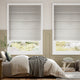 Colorized Ahisma Luxe Faux Silk Silver Roman Blind 6934