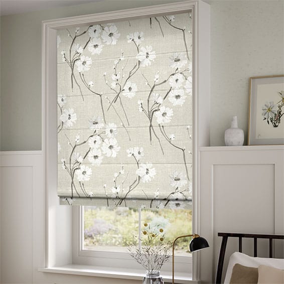 ColorizedZoom Floris Ashen White Roman Blind 6938
