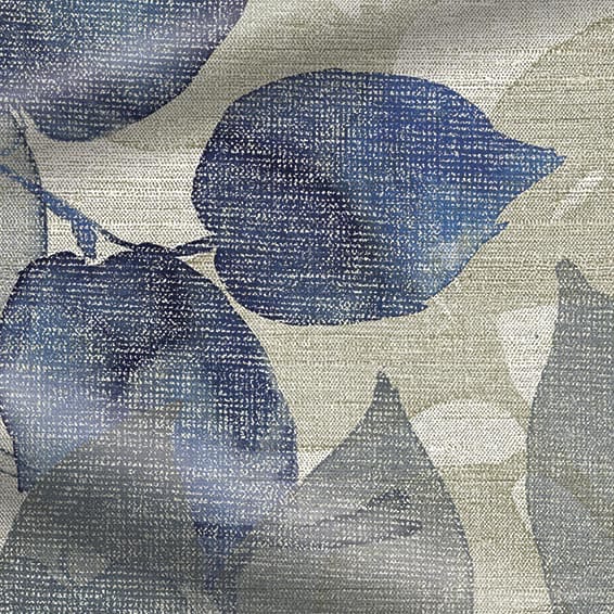 ColorizedPLA Blakely Faux Silk Indigo Roman Blind