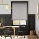 Colorized Elision Steel Roman Blind