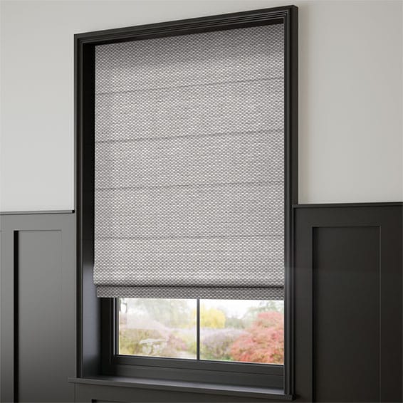 ColorizedZoom Elision Steel Roman Blind