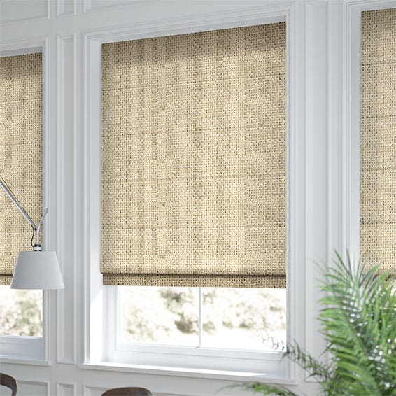 ColorizedZoom Bingham Basket Beige Roman Blind 7048