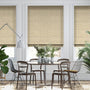 Colorized Bingham Basket Beige Roman Blind 7048