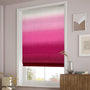 ColorizedZoom Ombre Fuchsia Roman Blind