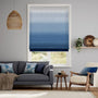 Colorized Ombre Midnight Roman Blind