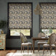 Colorized William Morris Compton Noir Roman Blind 7078