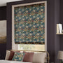 ColorizedZoom William Morris Compton Velvet Dusky Teal Roman Blind 7079
