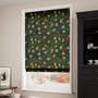 ColorizedZoom William Morris Fruit Ebony Roman Blind 7083