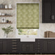 Colorized William Morris Marigold Moss Roman Blind