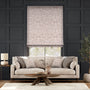 Colorized William Morris Sunflower Dusky Rose Roman Blind 7096