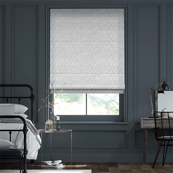 Colorized Alcyone Silver  Roman Blind 7107