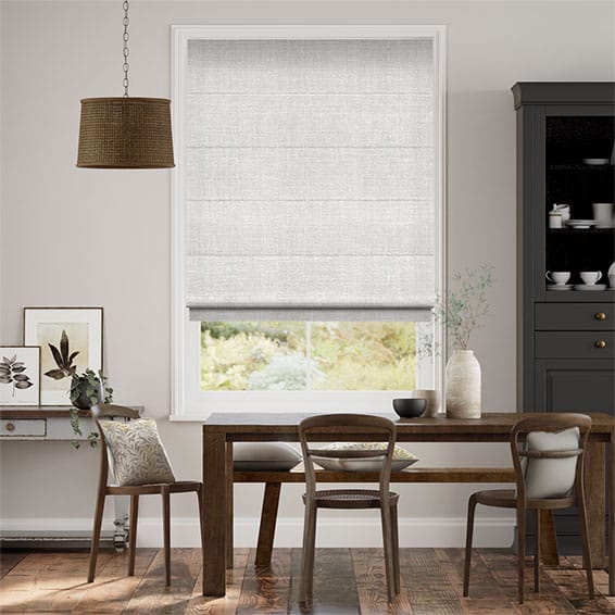 Colorized Amore Silver Roman Blind 7120