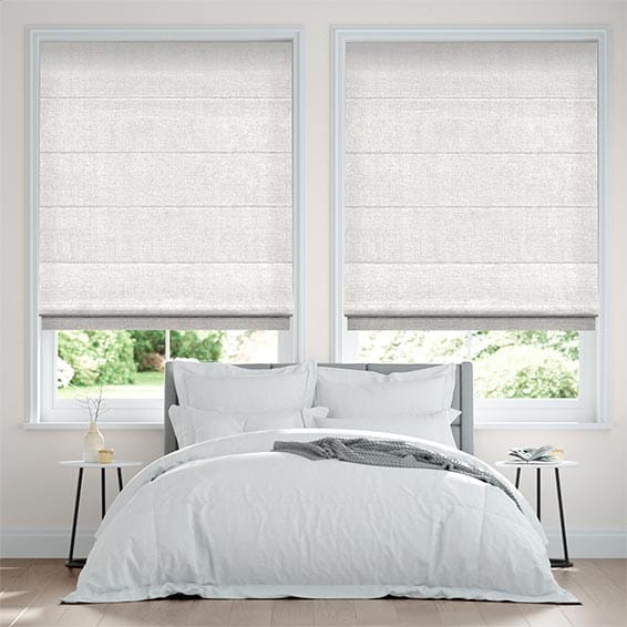 Colorized Ansari Faux Silk Platinum Roman Blind 7121