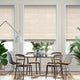 Colorized Chalfont Natural Grey Roman Blind 7124