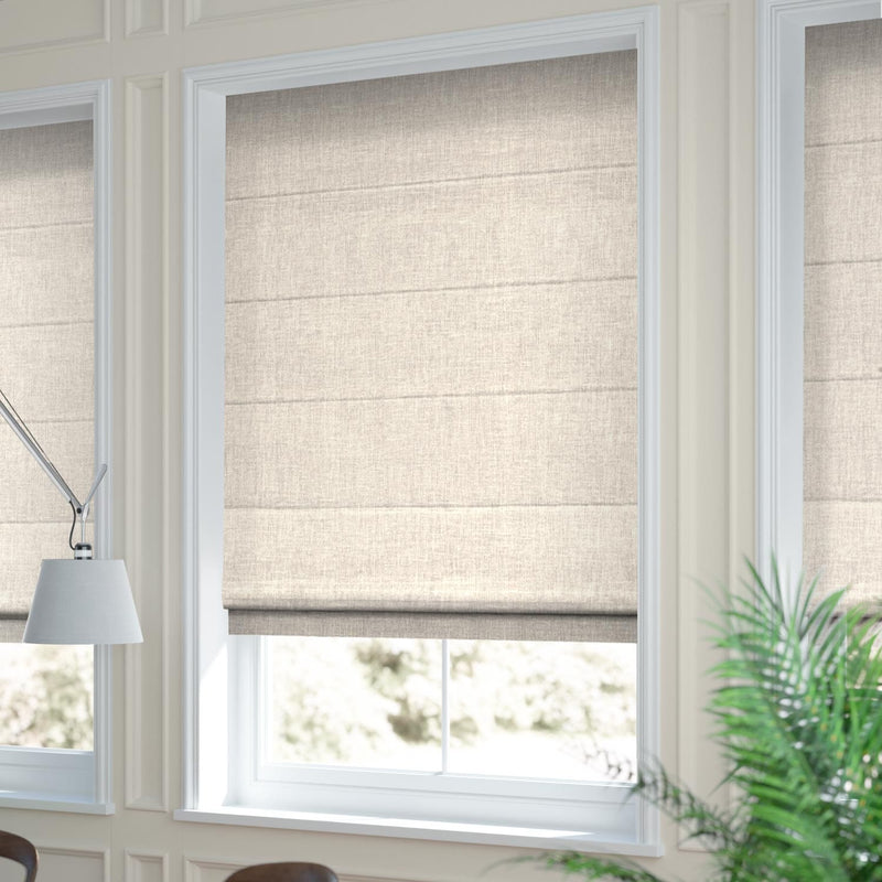 ColorizedZoom Chalfont Natural Grey Roman Blind 7124
