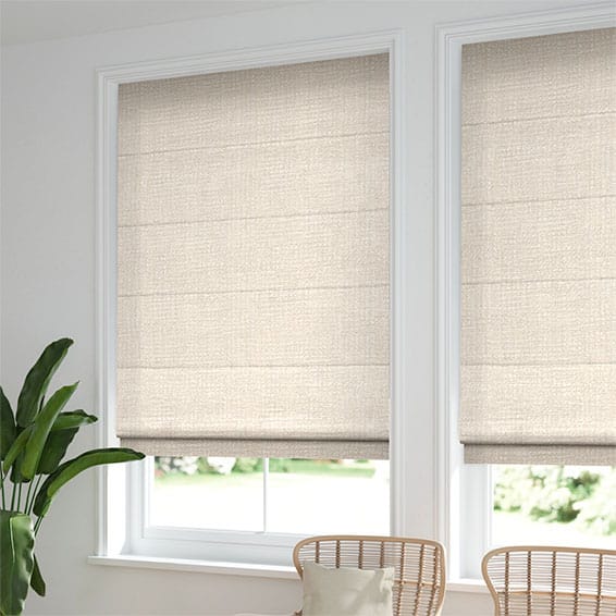 ColorizedZoom Scintilla Crème Café Roman Blind 7136
