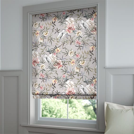 ColorizedZoom Bella Heron Silver Roman Blind 7166