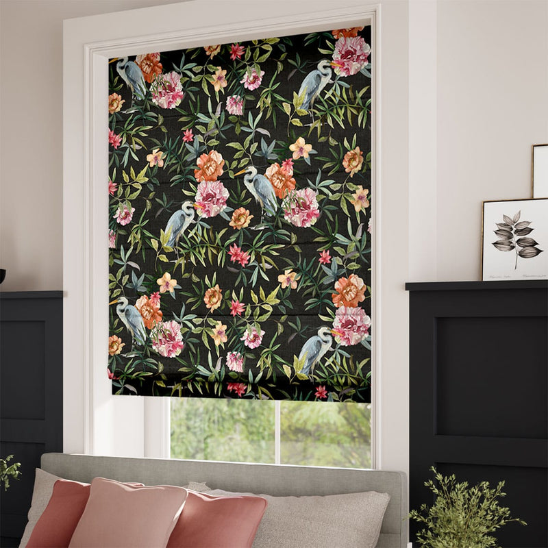 ColorizedZoom Bella Heron Midnight Roman Blind 7165