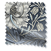ColorizedSwatch William Morris Honeysuckle and Tulip Velvet Grey Blue Roman Blind sample image 8943