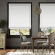 Colorized Arlo Snowdrop  Roman Blind 7198