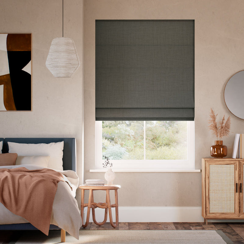 Colorized Arlo Warm Grey  Roman Blind 7200