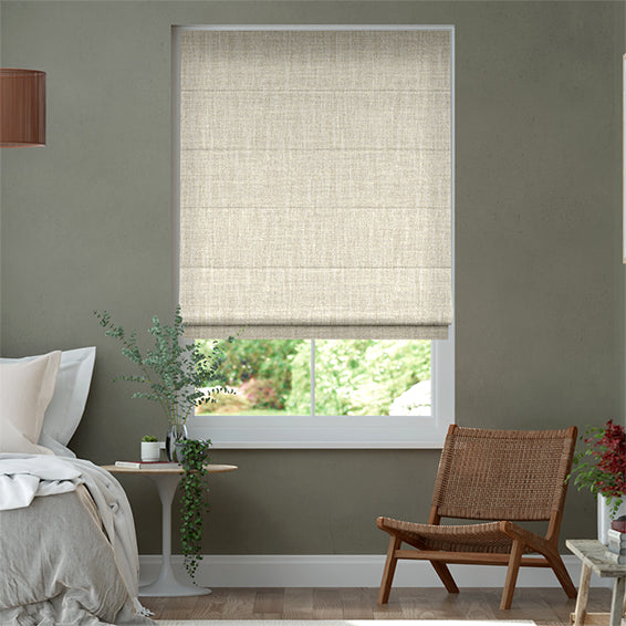 Colorized Wilton Natural Weave Roman Blind 7220