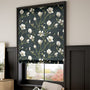 ColorizedZoom Magnolia Trail Charcoal & Natural Roman Blind 7253