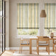 Colorized Oasis Stripe Naturals Roman Blind 7256