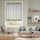 Colorized Oasis Stripe Mineral Roman Blind 8938