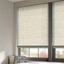 ColorizedZoom Wilton Natural Weave & Paleo Linen Teal Wash Roman Blind 7283