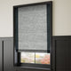 ColorizedZoom Harlow Midnight Blue & Paleo Linen Rustic Blue Roman Blind 7284