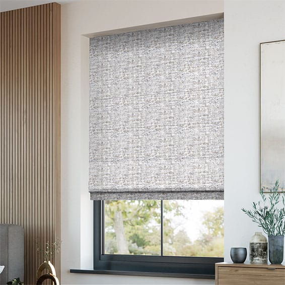 ColorizedZoom Odette Pearl Grey Roman Blind 7286